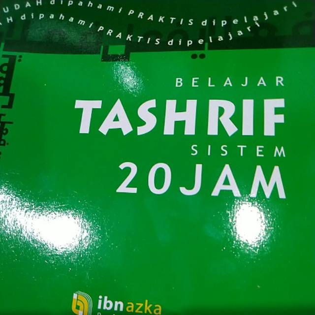 Belajar Tashrif Sistem 20 Jam