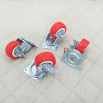 Rem 2&quot;/Roda Trolley/Roda Etalase/XD-192 XANDER Roda Caster Merah OKE***