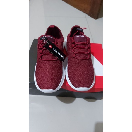 Airwalk Jack slip on Maroon Wanita
