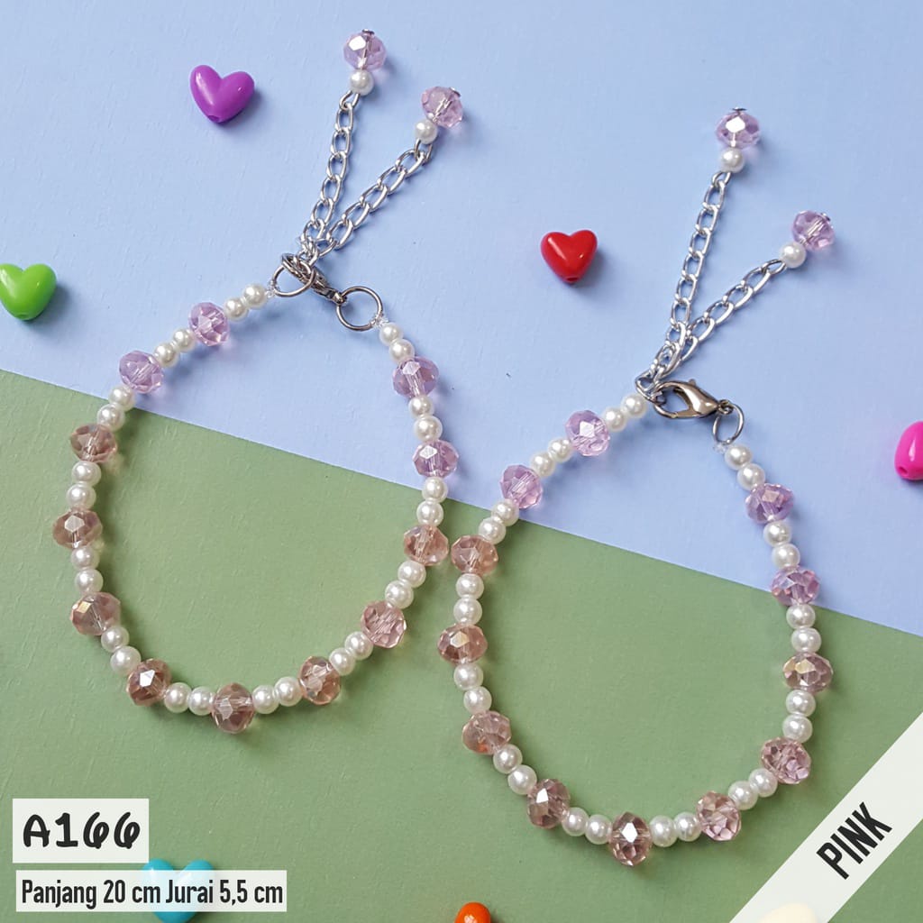 Gelang Couple Mutiara Sahabat / Bestie Aksesoris Wanita GC166