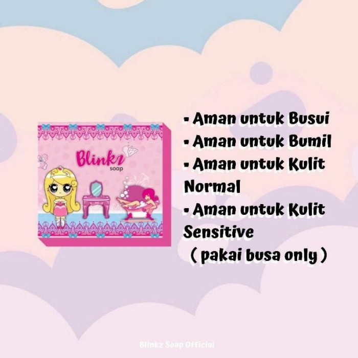 PROMO BLINKZ SOAP SABUN PEMUTIH BADAN AMPUH BPOM ORIGINAL BLINKZ SOAP SKINCARE