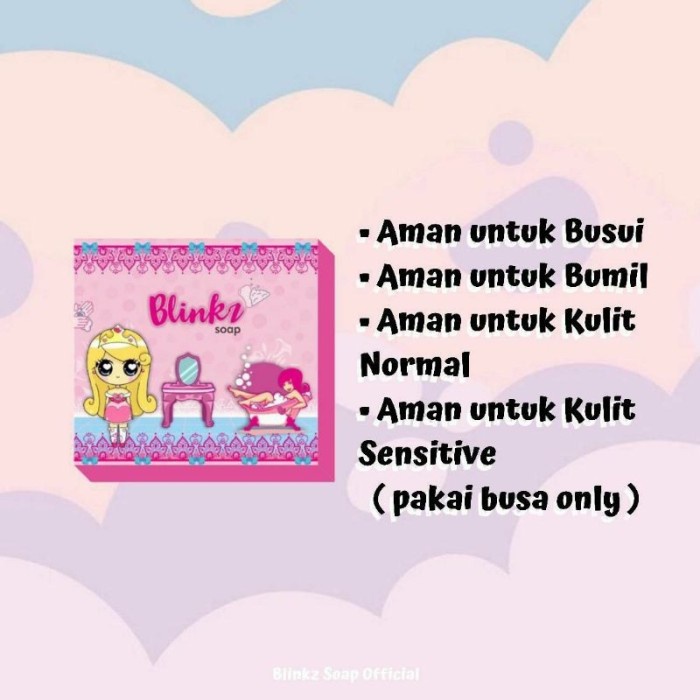 PROMO BLINKZ SOAP SABUN PEMUTIH BADAN AMPUH BPOM ORIGINAL BLINKZ SOAP SKINCARE