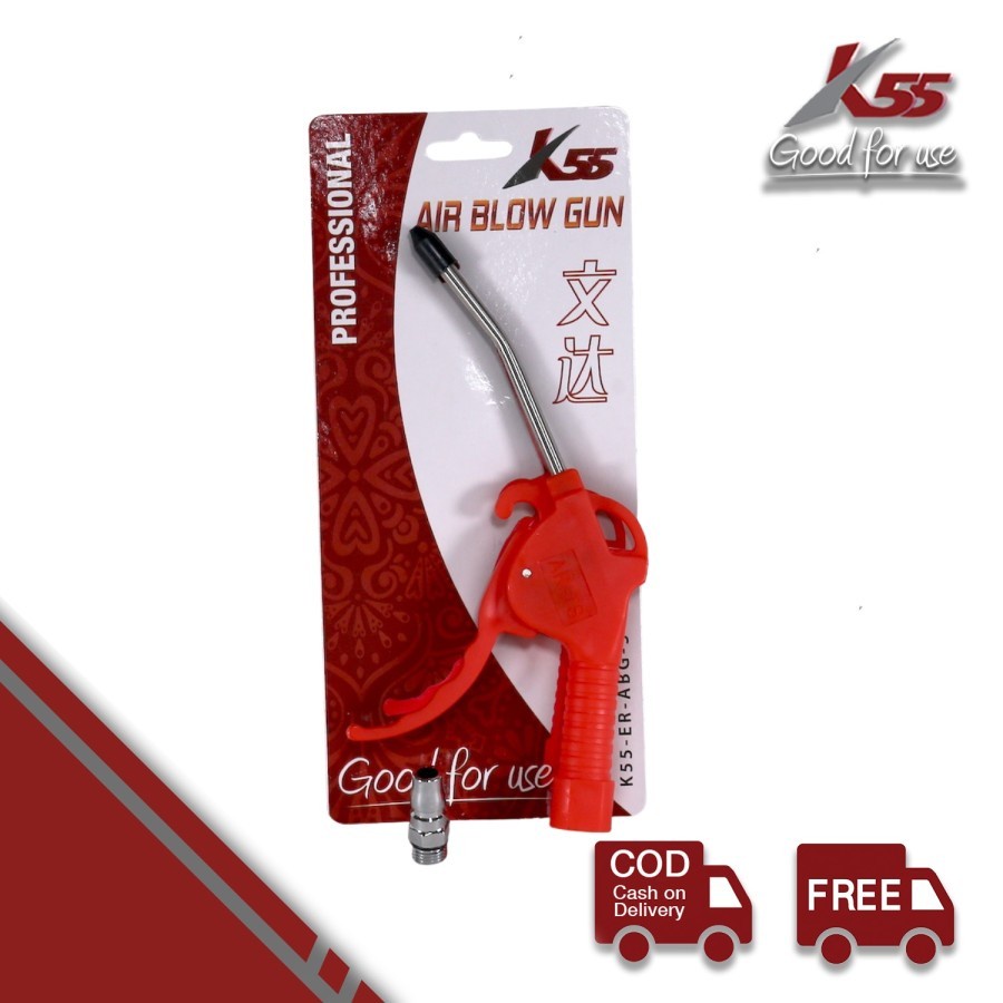 K55 AIR BLOW gun duster Plastik Semprot Kepala Angin Kompresor