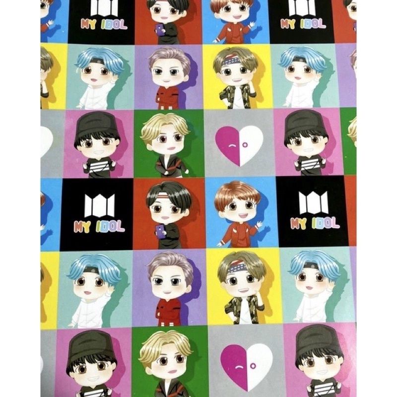 

KERTAS KADO BTS KOREA