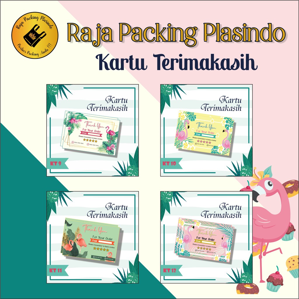 Kartu ucapan Thank you for order | thanks card | gift card | custom kartu ucapan