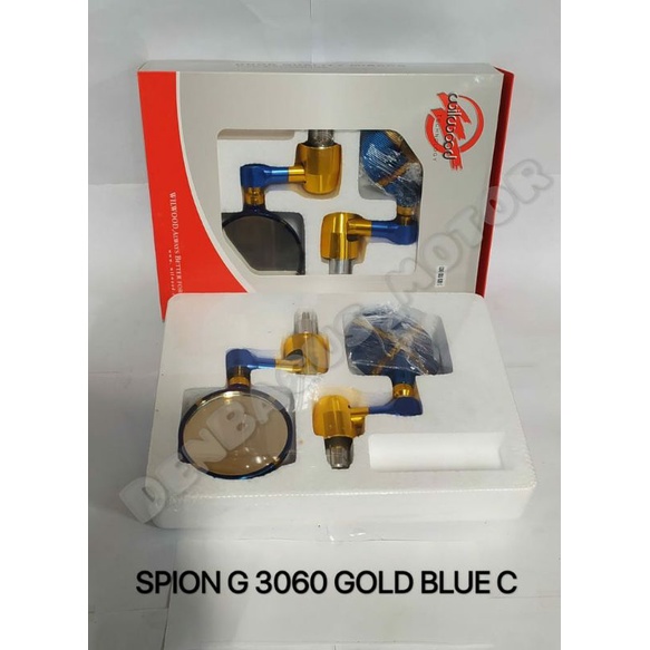 SPION MOTOR JALU BULAT GOLD BLUE 3060 C/SPION JALU VARIASI WILWOOD