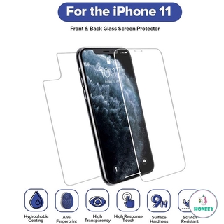 Front Back Tempered Glass Screen Protector For IPhone 12