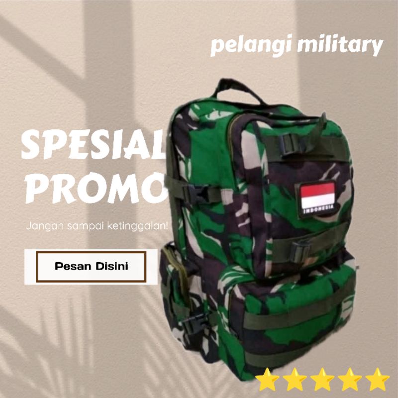 Tas ransel army model gultor/tas punggung pria jumbo60L