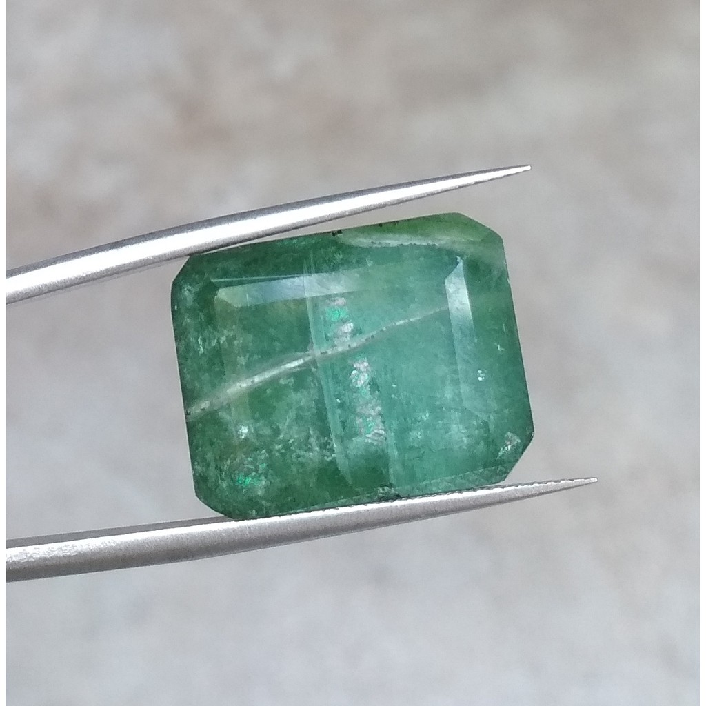 Green Tourmaline 28.5 Carat - Batu Turmalin Hijau - Gems Batu Permata Mulia Mata Cincin Asli Origina