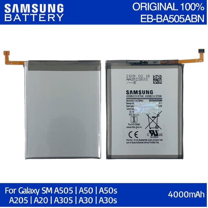 Battery Batterai Batre SAMSUNG ORIGINAL A30 A50