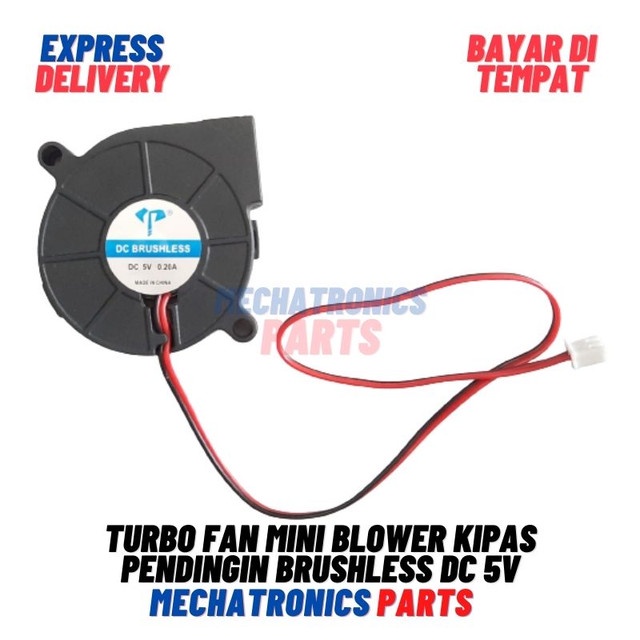 [5790] Turbo Fan Mini Blower Kipas Pendingin Brushless DC 5V