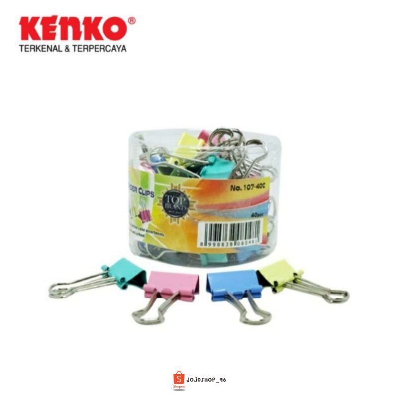 

Binder Clip KENKO No 107-40c Warna
