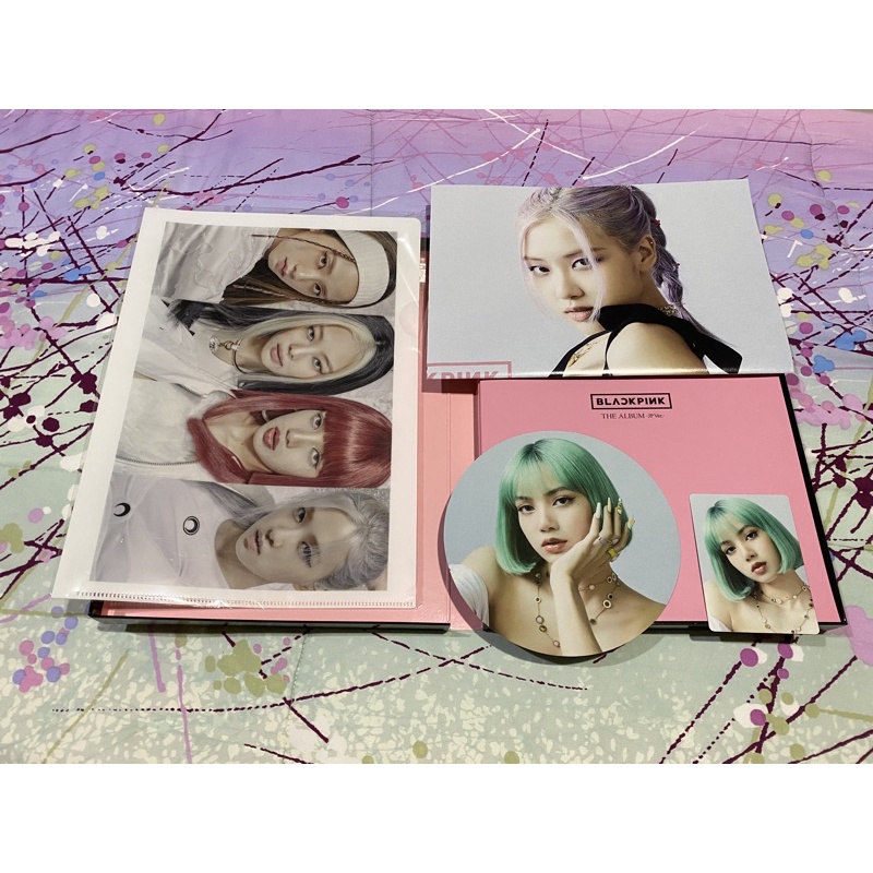 Sharing Blackpink the album japan limited edition ver c lisa photocard rose pc jennie jisoo ums