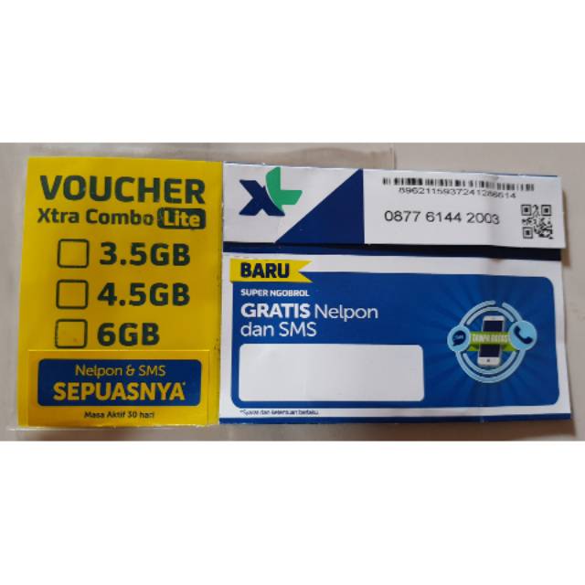 XL Xtra Combo Lite 3,5gb / 4,5gb / 6gb