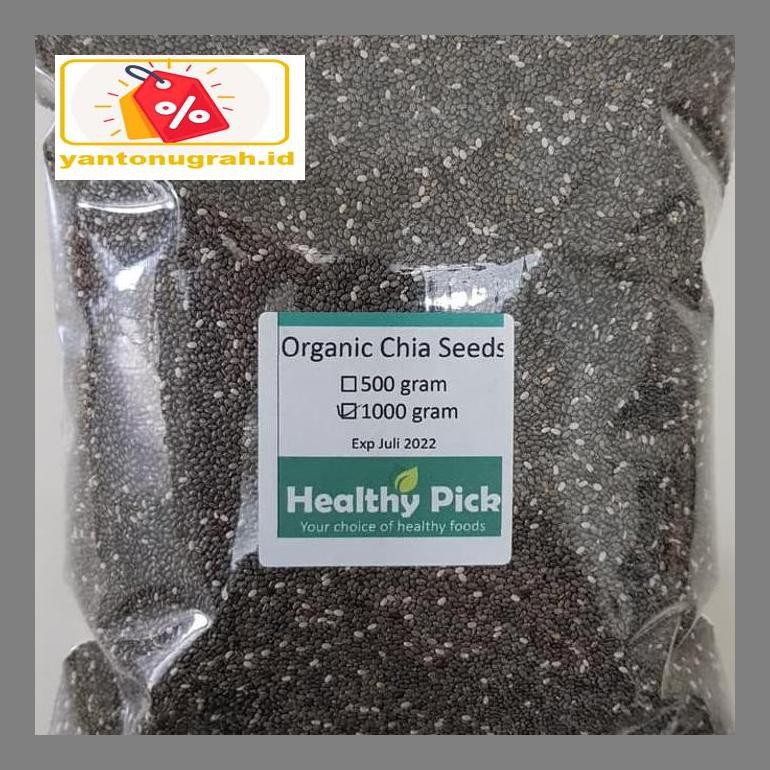 

S50Mkkar Black Chia Seed Organic Organik 1 Kg Dr05Ytd