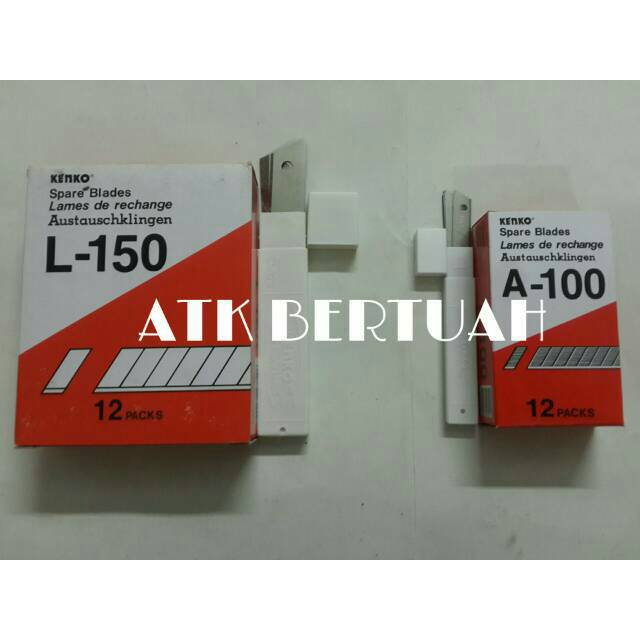 

REFILL REFIL ISI ULANG PISAU CUTTER KECIL KENKO A 100 BESAR L 150
