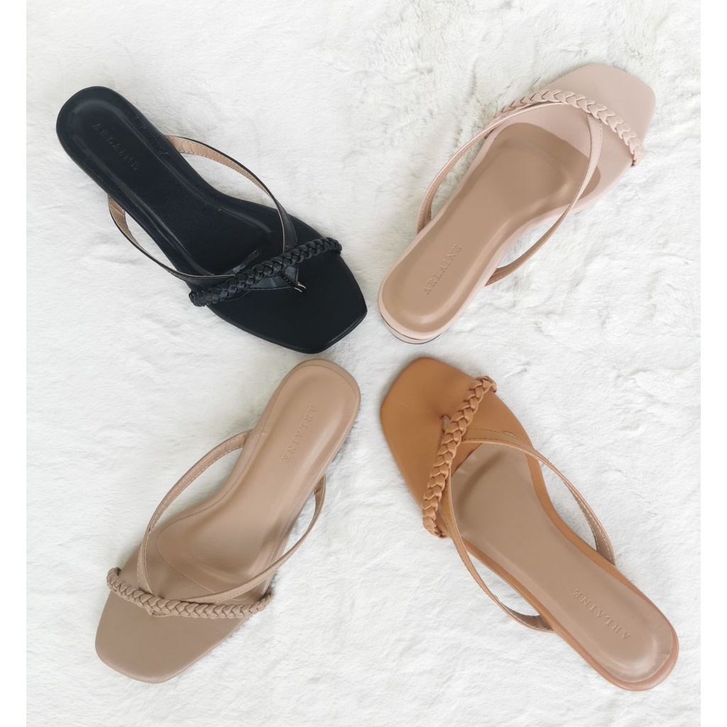 Arlaine - Cassy Sandal Heels Jepit Kepang