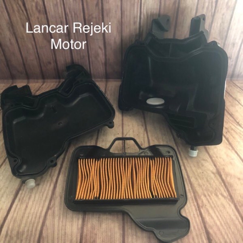 Komplit Rumah Box Kotak Filter Saringan Udara Honda Supra Fit New Kharisma Supra X 125 Kwalitas Bagu