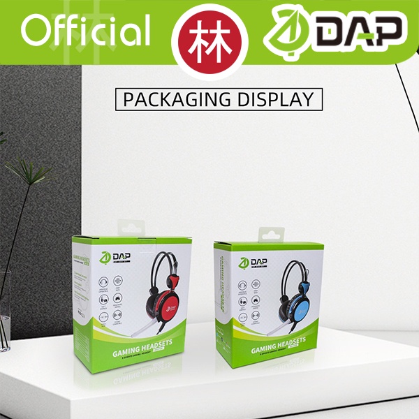 DAP DH-F8 Headphone Gaming Wired Headset Wired Earphone Extra Bass