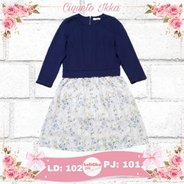 Ciqueto Ikka Autumn Dress Korea Jepang musim gugurp