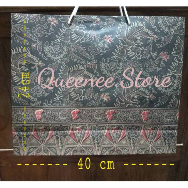 

Paper Bag BATIK XL (40cm x 24 cm)