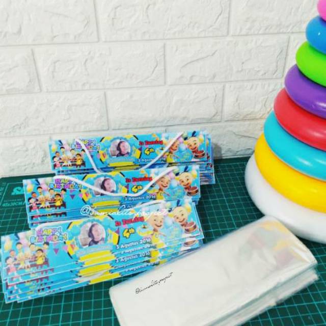 SNACK LABEL ULANG TAHUN