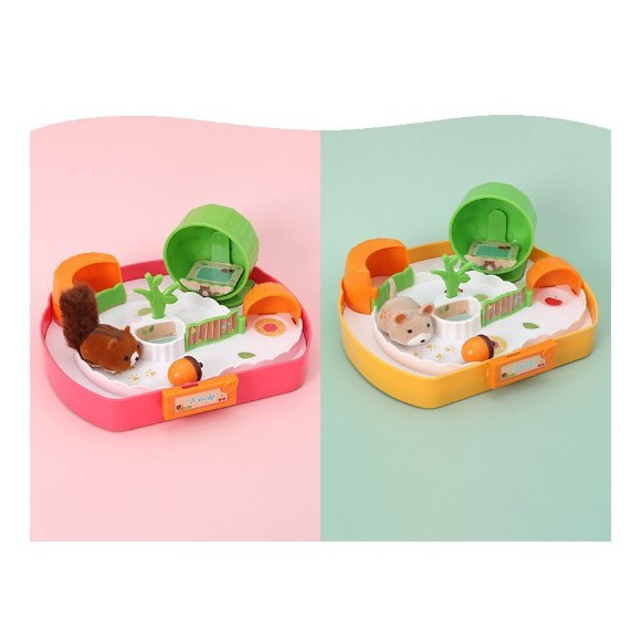 Smart Squirrel Hamster Pet House Toy/Mainan Hamseter/Mainan Tupai/Mainan Hewan/Peliharaan/Pretend Pl