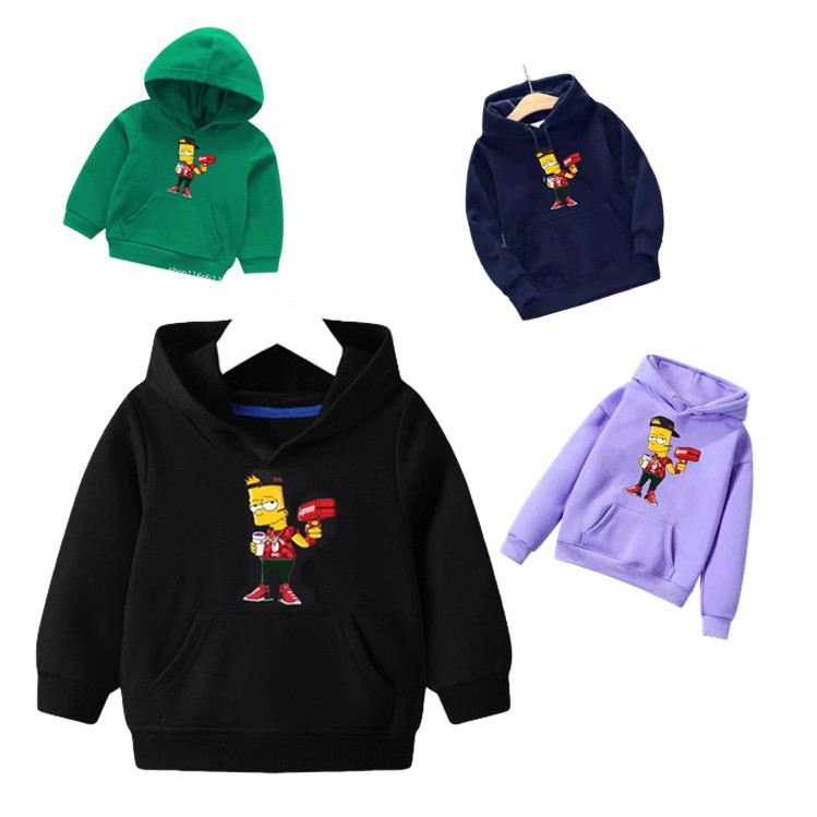 Sweater Anak SPR Sims Hoodie Anak Fleece Usia 2 - 6 Tahun