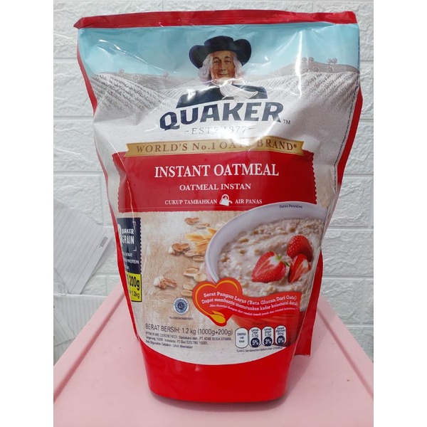 

Quaker Instant Oatmeal 1,2 kg