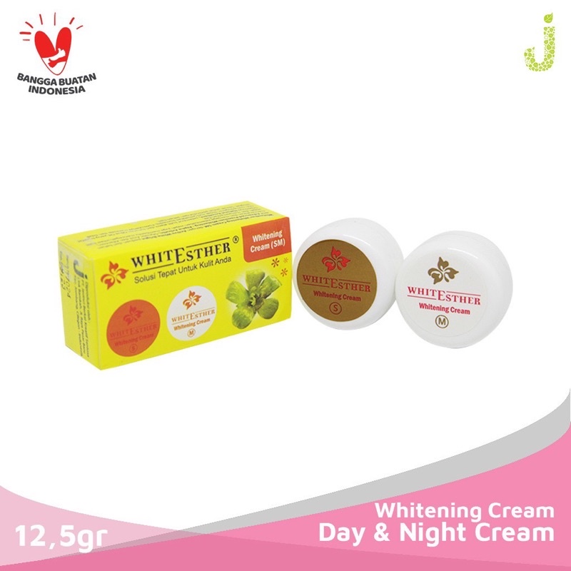 Grosir whitesther whitening cream day cream dan night cream