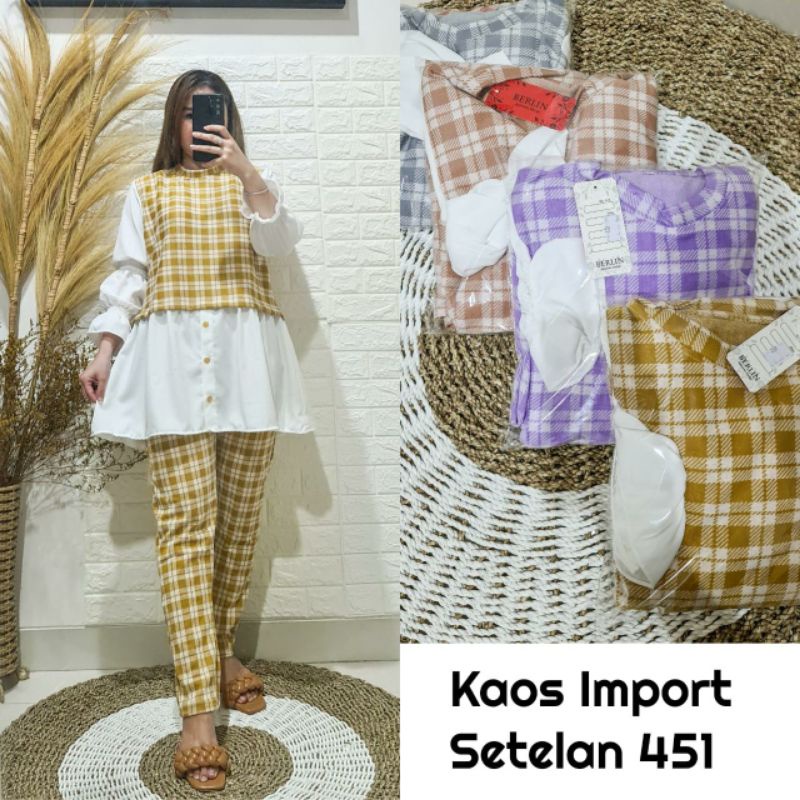 setcel kotak-kotak shakila oneset kotak-kotak by berlin