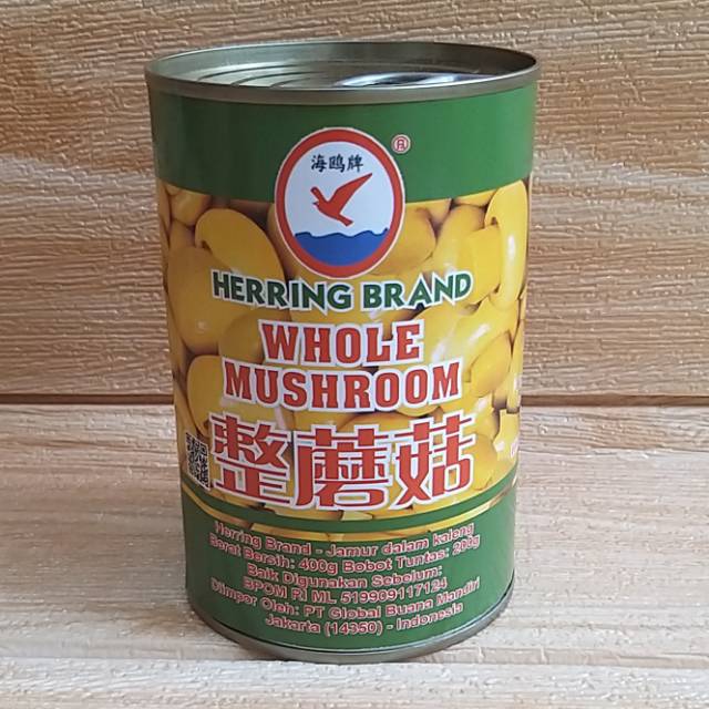 

✔MURAH Jamur Kaleng / Whole Mushroom Herring Brand / Jamur Moku / Jamur Kancing