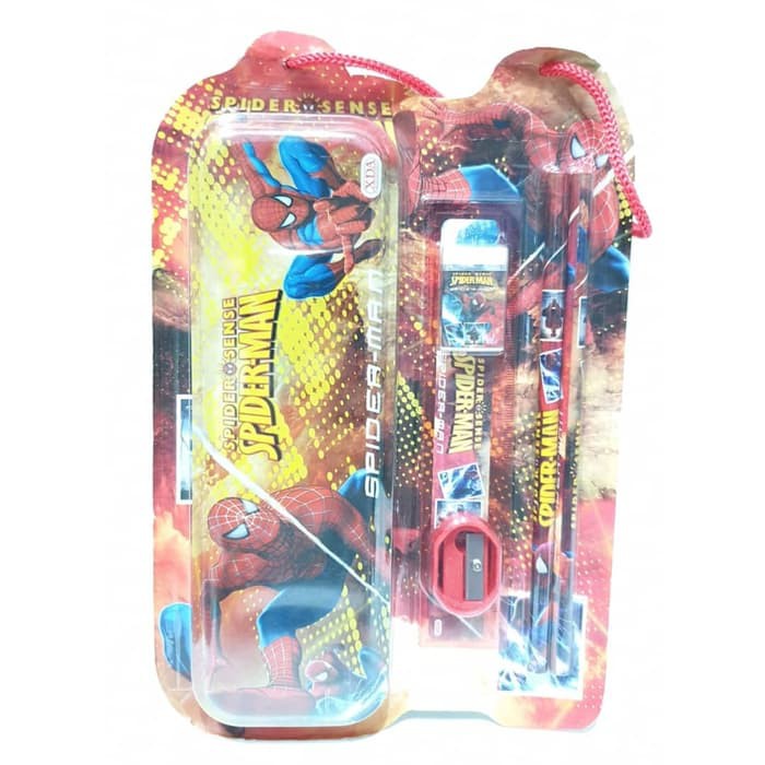 

Stationery Set Kotak Pensil Alat Tulis Anak Spiderman 3340