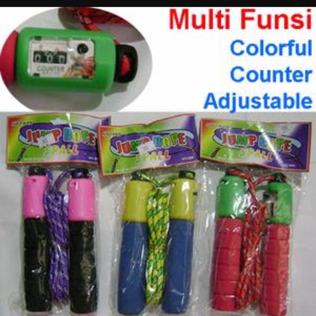 Tali skipping counter (bisa hitung sendiri)