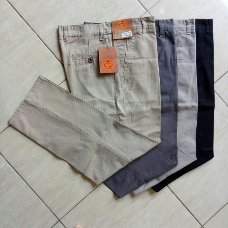 celana panjang casual standard katun cmtop pria
