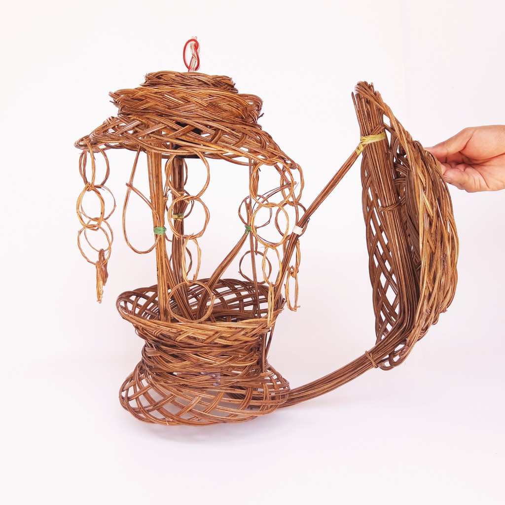 Lampu Hias Dinding Anyaman Lidi ERHL6 Dekorasi Ruang Tamu Teras Rumah Minimalis Unik