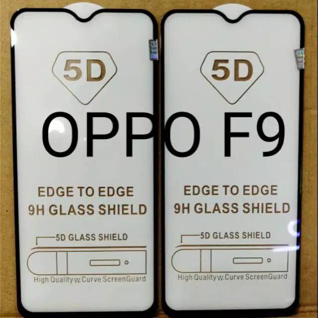 Tempered glass 5D oppo F9