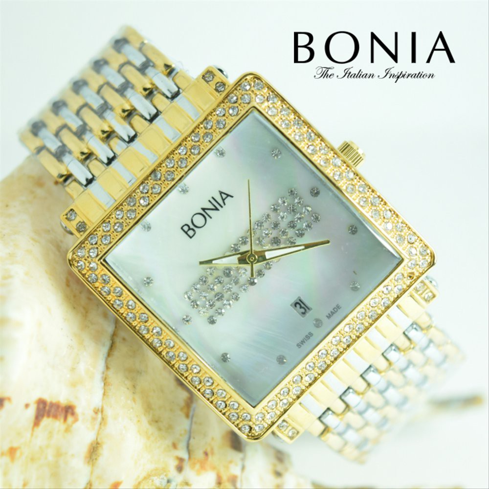 JAM TANGAN WANITA BONIA SYAHRINI SUPER PREMIUM MEWAH ELEGAN #GROSIRJAMTANGAN