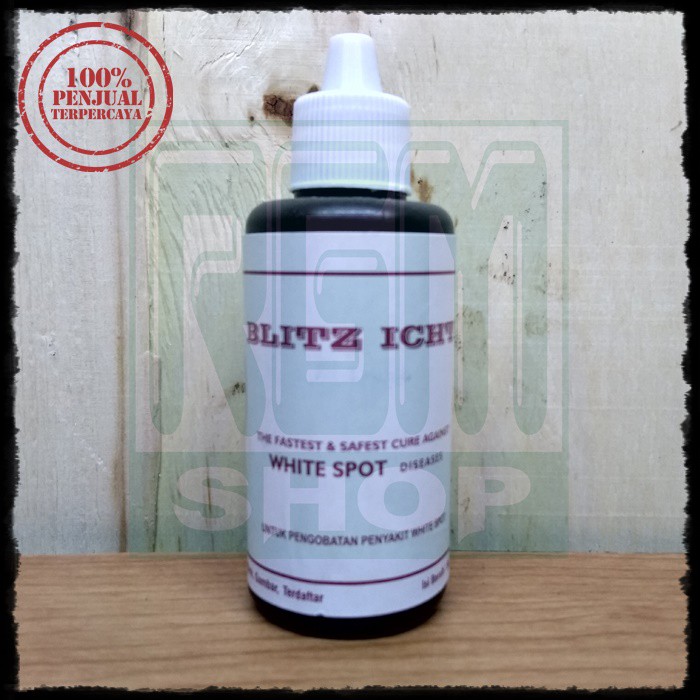 blitz icht 100ml obat ikan white spot jamur murah