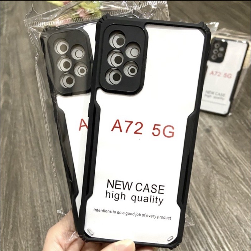 Case Fusion Samsung Galaxy A72 New - Softcase Clear Armor Bumper Transparent ShockProof