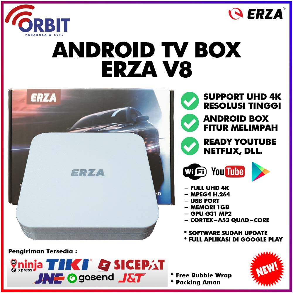 ANDROID TV BOX ERZA V8