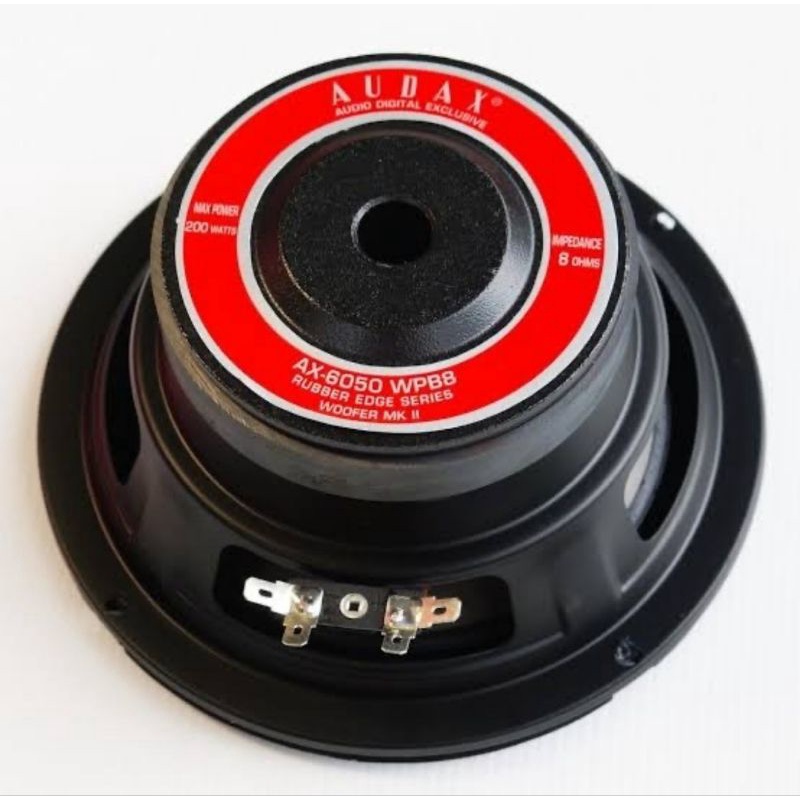 Speaker AUDAX 6inch AX -6050  WPB8 Rubber edge  Series woofer MKII