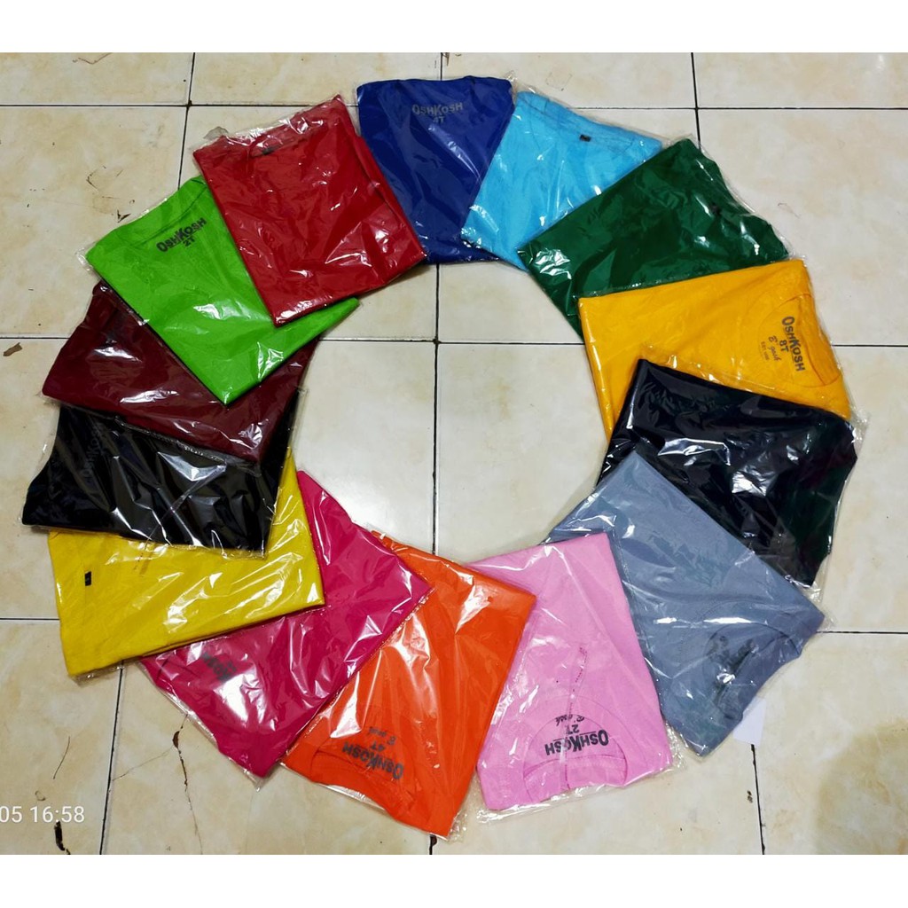 KAOS ANAK FREE BORDIR NAMA SUKA SUKA 0-12 Tahun