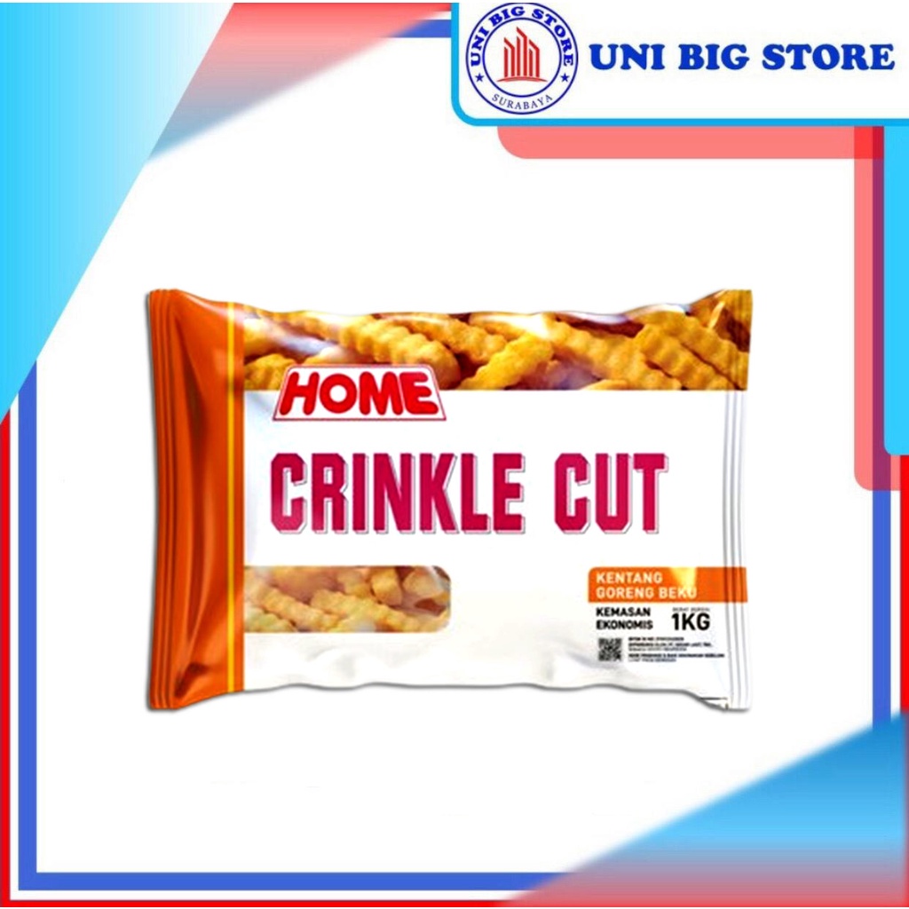 

Kentang HOME Crinkle Cut French Fries 1 kg