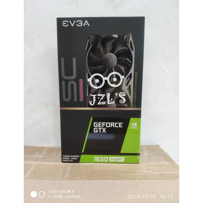 EVGA GTX 1650 SUPER SC ULTRA GAMING 4GB GDDR6 04G-P4-1357-KR BACKPLATE BIG SALE