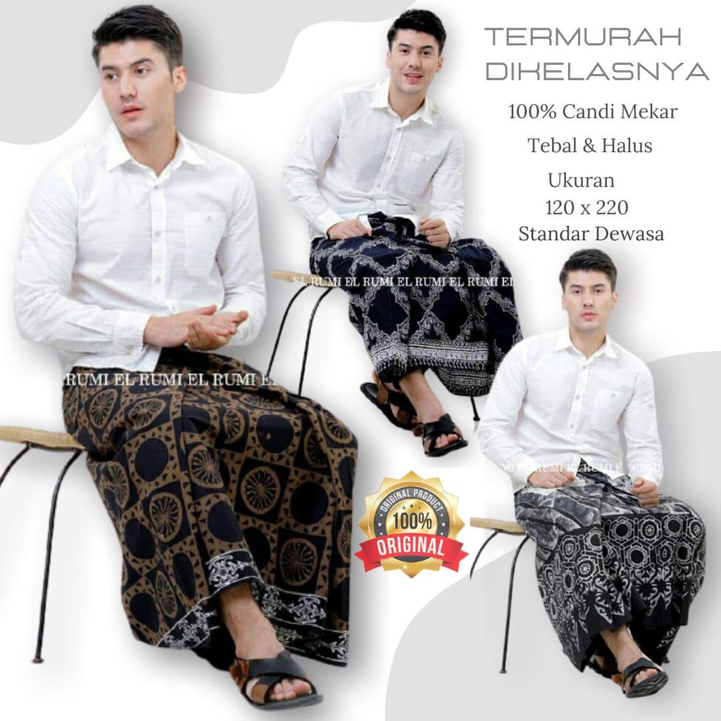 KAIN SARUNG BATIK PRIA DEWASA PEKALONGAN