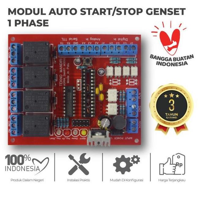 Ready Modul Auto Start Genset 1 Phase Terlaris