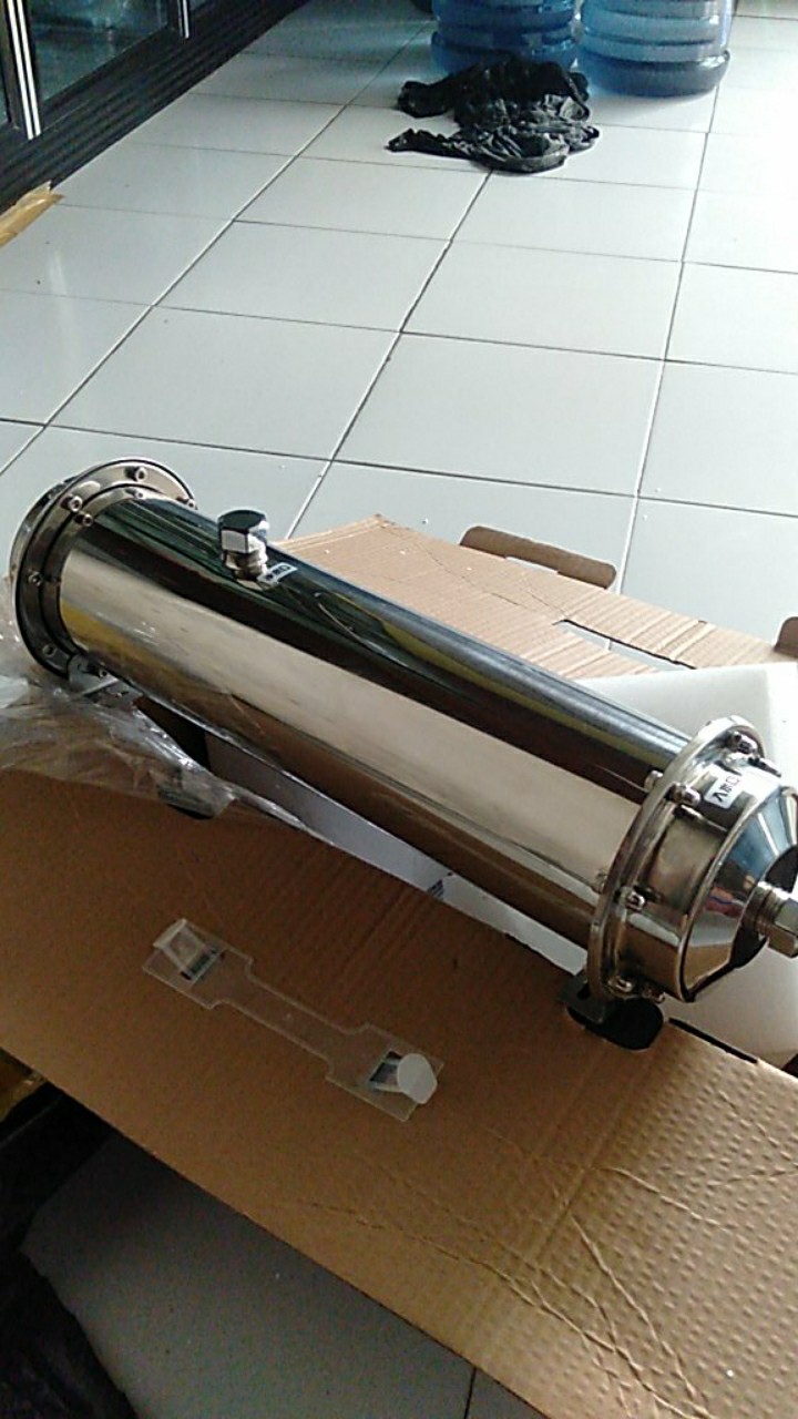 1/2 inlet / Outlet 102 Pipa 304 Stainless Steel Filter Air Pemurni Ultrafiltrasi, 1000l, Komersial Rumah Dapur Minum Lurus ...