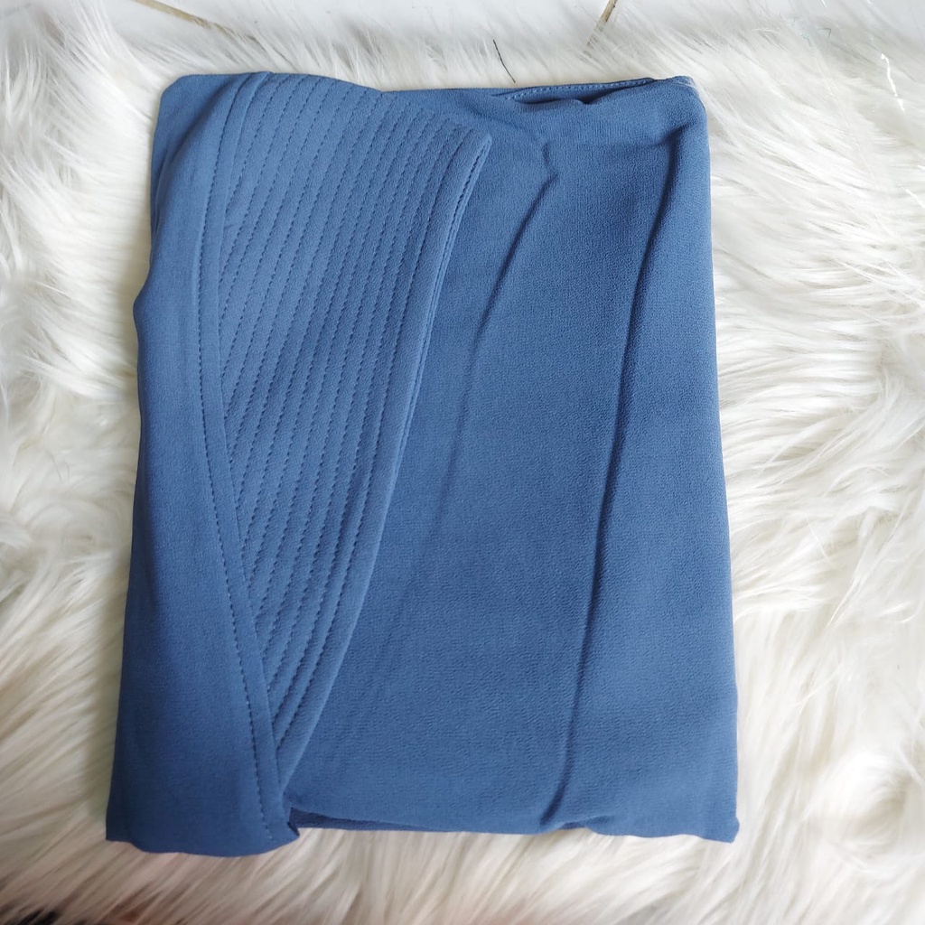 KHIMAR SAFA MINI ORI AWLIYA COLLECTION/KHIMAR TERBARU-Biru denim