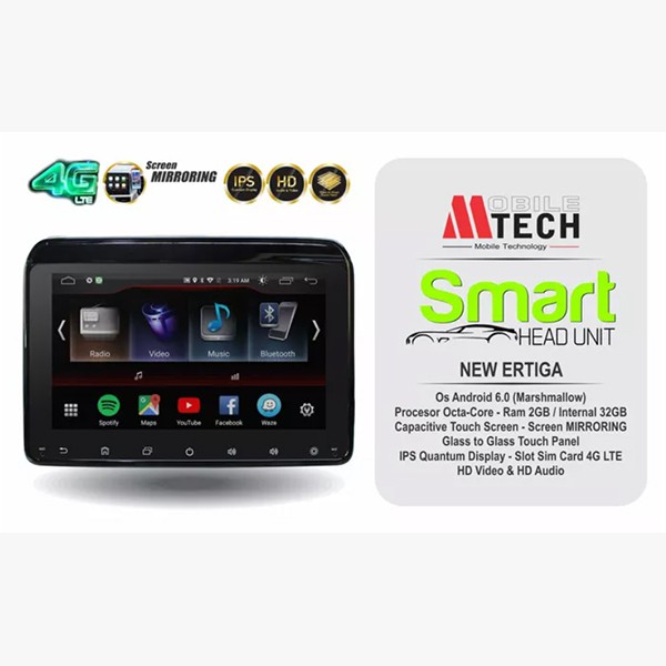 Mtech Head Unit Android Suzuki Ertiga Mobil